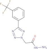 2-{5-[3-(Trifluoromethyl)phenyl]-2H-1,2,3,4-tetrazol-2-yl}acetohydrazide