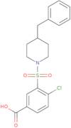 3-[(4-Benzylpiperidin-1-yl)sulfonyl]-4-chlorobenzoic acid