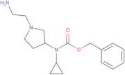 [(S)-1-(2-Amino-ethyl)-pyrrolidin-3-yl]-cyclopropyl-carbamic acid benzyl ester