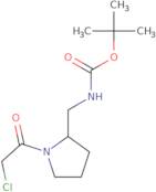 [(S)-1-(2-Chloro-acetyl)-pyrrolidin-2-ylmethyl]-carbamic acid tert-butyl ester