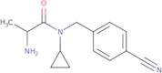 (S)-2-Amino-N-(4-cyano-benzyl)-N-cyclopropyl-propionamide