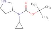 Cyclopropyl-(S)-pyrrolidin-3-yl-carbamic acid tert-butyl ester