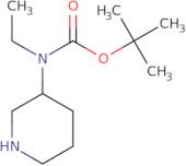 Ethyl-(S)-piperidin-3-yl-carbamic acid tert-butyl ester