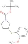 (S)-3-(2-Methoxy-phenylsulfanyl)-pyrrolidine-1-carboxylic acid tert-butyl ester