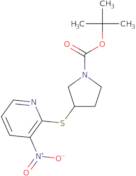 (R)-3-(3-Nitro-pyridin-2-ylsulfanyl)-pyrrolidine-1-carboxylic acid tert-butyl ester