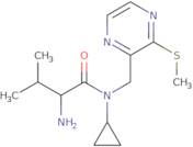 (S)-2-Amino-N-cyclopropyl-3-methyl-N-(3-methylsulfanyl-pyrazin-2-ylmethyl)-butyramide
