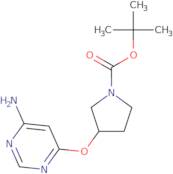 (S)-3-(6-Amino-pyrimidin-4-yloxy)-pyrrolidine-1-carboxylic acid tert-butyl ester