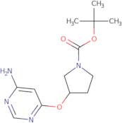 (R)-3-(6-Amino-pyrimidin-4-yloxy)-pyrrolidine-1-carboxylic acid tert-butyl ester