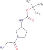 [(S)-1-(2-Amino-acetyl)-pyrrolidin-3-yl]-carbamic acid tert-butyl ester