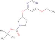 (R)-3-(6-Ethoxy-pyrimidin-4-yloxy)-pyrrolidine-1-carboxylic acid tert-butyl ester