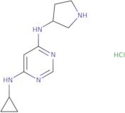 N-Cyclopropyl-N'-(S)-pyrrolidin-3-yl-pyrimidine-4,6-diamine hydrochloride