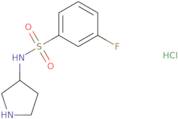 3-Fluoro-N-(S)-pyrrolidin-3-yl-benzenesulfonamide hydrochloride