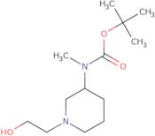 [(S)-1-(2-Hydroxy-ethyl)-piperidin-3-yl]-methyl-carbamic acid tert-butyl ester