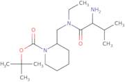 2-{[((S)-2-Amino-3-methylbutyryl)ethylamino]methyl}piperidine-1-carboxylic acid tert-butyl ester