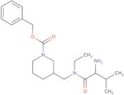 3-{[((S)-2-Amino-3-methyl-butyryl)-ethyl-amino]-methyl}-piperidine-1-carboxylic acid benzyl ester