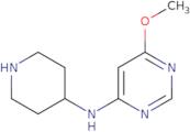 6-Methoxy-N-(piperidin-4-yl)pyrimidin-4-amine