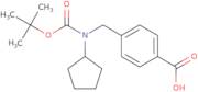 4-(((tert-Butoxycarbonyl)(cyclopentyl)amino)methyl)benzoic acid