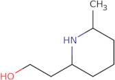 rac-2-[(2R,6R)-6-Methylpiperidin-2-yl]ethan-1-ol