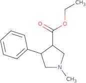 (+)-Trans-1-methyl-4-phenyl-pyrrolidine-3-carboxylic acid ethyl ester