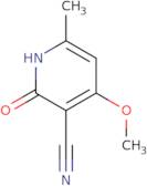 4-Methoxy-6-methyl-2-oxo-1,2-dihydropyridine-3-carbonitrile