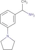 1-[3-(Pyrrolidin-1-yl)phenyl]ethan-1-amine