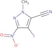 4-Iodo-1-methyl-3-nitro-1H-pyrazole-5-carbonitrile