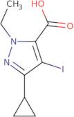 3-Cyclopropyl-1-ethyl-4-iodo-1H-pyrazole-5-carboxylic acid