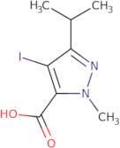 4-Iodo-1-methyl-3-(propan-2-yl)-1H-pyrazole-5-carboxylic acid