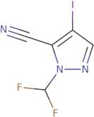 1-(Difluoromethyl)-4-iodo-1H-pyrazole-5-carbonitrile