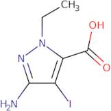 3-Amino-1-ethyl-4-iodo-1H-pyrazole-5-carboxylic acid