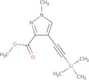 Methyl 1-methyl-4-[(trimethylsilyl)ethynyl]-1H-pyrazole-3-carboxylate
