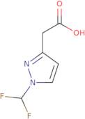 2-[1-(Difluoromethyl)-1H-pyrazol-3-yl]acetic acid