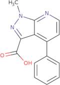 1-Methyl-4-phenyl-1H-pyrazolo[3,4-b]pyridine-3-carboxylic acid