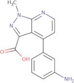 4-(3-Aminophenyl)-1-methyl-1H-pyrazolo[3,4-b]pyridine-3-carboxylic acid