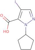 1-Cyclopentyl-4-iodo-1H-pyrazole-5-carboxylic acid