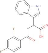 ±-[2-(2,4-Difluorophenyl)-2-oxoethyl]-1H-indole-3-acetic Acid