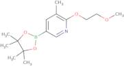 2-(2-Methoxyethoxy)-3-methyl-5-(4,4,5,5-tetramethyl-1,3,2-dioxaborolan-2-yl)pyridine