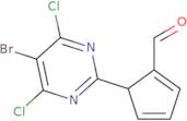 5-(5-Bromo-4,6-dichloropyrimidin-2-yl)cyclopenta-1,3-dienecarbaldehyde