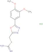 [5-(3,4-Dimethoxyphenyl)-1,3,4-oxadiazol-2-yl]methyl imidothiocarbamate hydrochloride