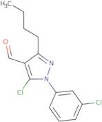 3-Butyl-5-chloro-1-(3-chlorophenyl)-1H-pyrazole-4-carbaldehyde