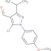 5-Chloro-1-(4-methoxyphenyl)-3-(propan-2-yl)-1H-pyrazole-4-carbaldehyde