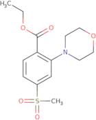 Ethyl 4-(methylsulfonyl)-2-morpholinobenzoate