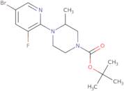 1-Boc-4-(5-bromo-3-fluoro-2-pyridyl)-3-methylpiperazine