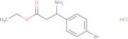Ethyl (3R)-3-amino-3-(4-bromophenyl)propanoate hydrochloride