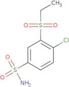 4-Chloro-3-(ethanesulfonyl)benzene-1-sulfonamide