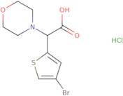 2-(4-Bromothiophen-2-yl)-2-(morpholin-4-yl)acetic acid hydrochloride