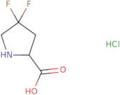 4,4-Difluoropyrrolidine-2-carboxylic acid hydrochloride