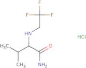3-Methyl-2-[(2,2,2-trifluoroethyl)amino]butanamide hydrochloride