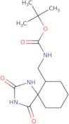 tert-Butyl N-({2,4-dioxo-1,3-diazaspiro[4.5]decan-6-yl}methyl)carbamate