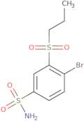 4-Bromo-3-(propane-1-sulfonyl)benzene-1-sulfonamide